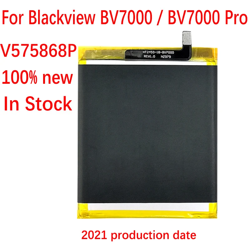 

100% Новый оригинальный аккумулятор 3500 мАч BV 7000 для телефона Blackview BV7000 / BV7000 Pro V575868P, последняя продукция + Доставка по адресу