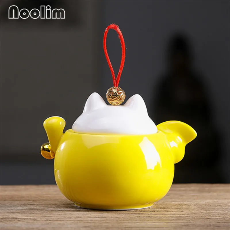 Керамические Герметичные банки Lucky в форме милых кошек для чая Мини специй