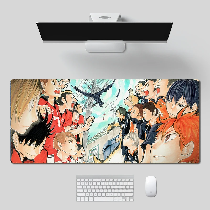 Koutarou Bokuto Haikyuu! Большой коврик для мыши манга геймерский игровой XL с резиновым