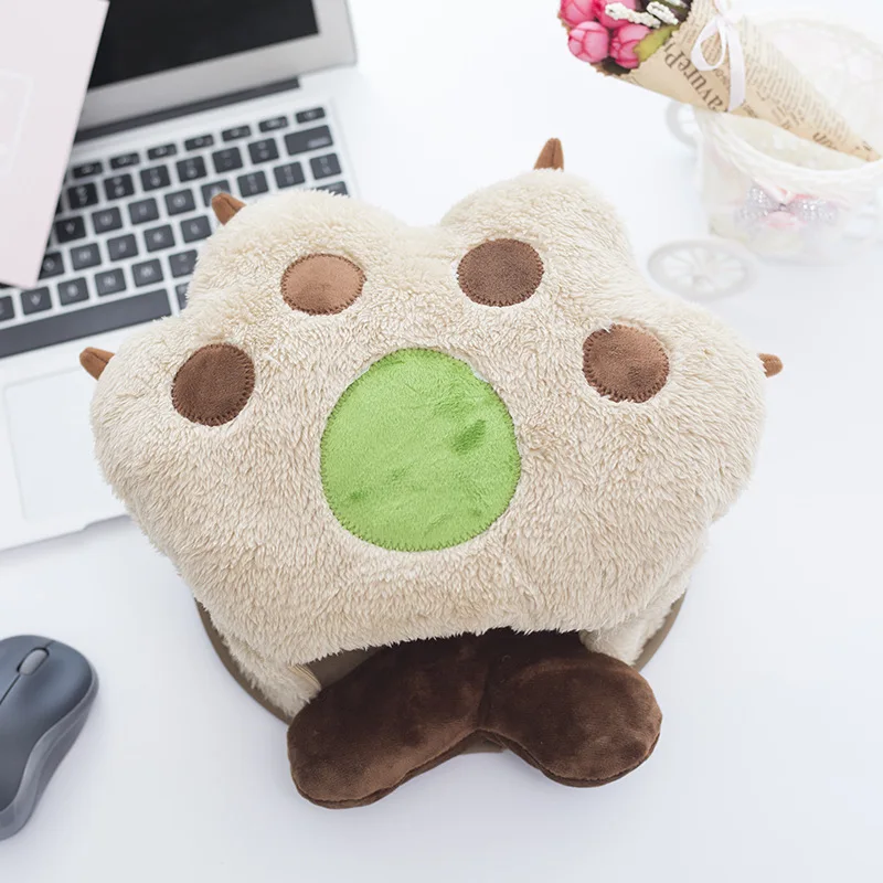 Зимний USB мощный коврик для мыши с подогревом рук мультяшная форма DQ Drop|Коврики