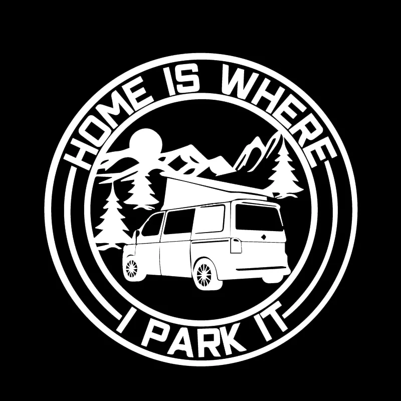 

Beautiful Family Car Adventure Travel Sticker Decorative Vinyl Decal Black/Silver 16CM*16CM