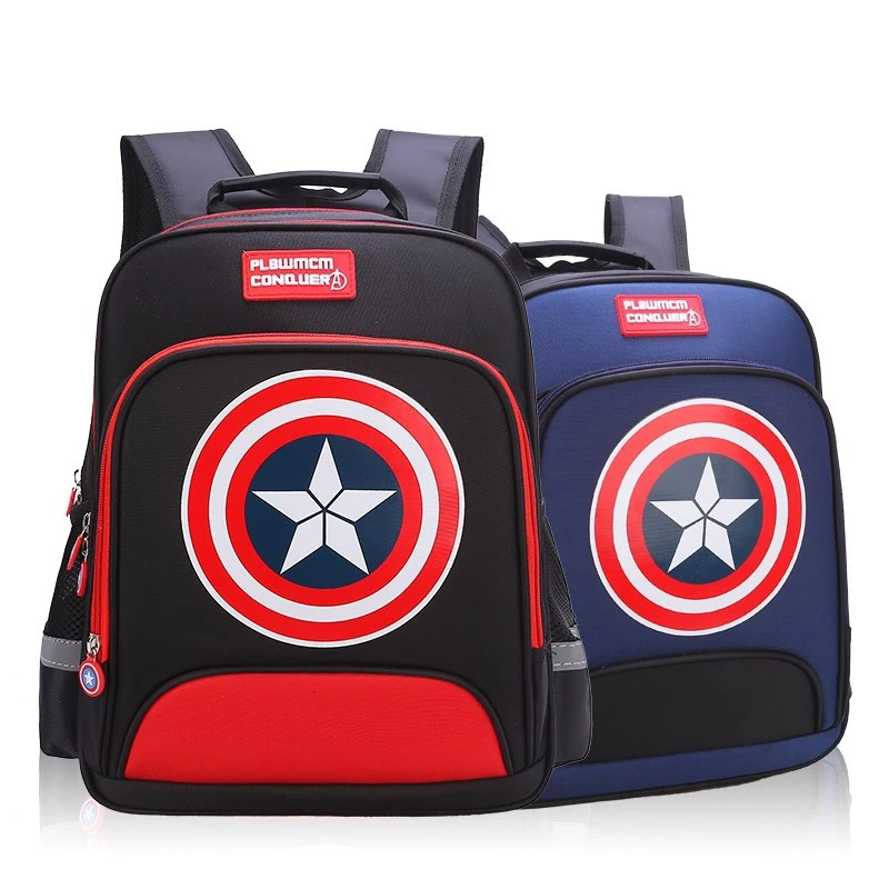 Школьная сумка для мальчиков Капитан Америка школьные сумки подростков детские
