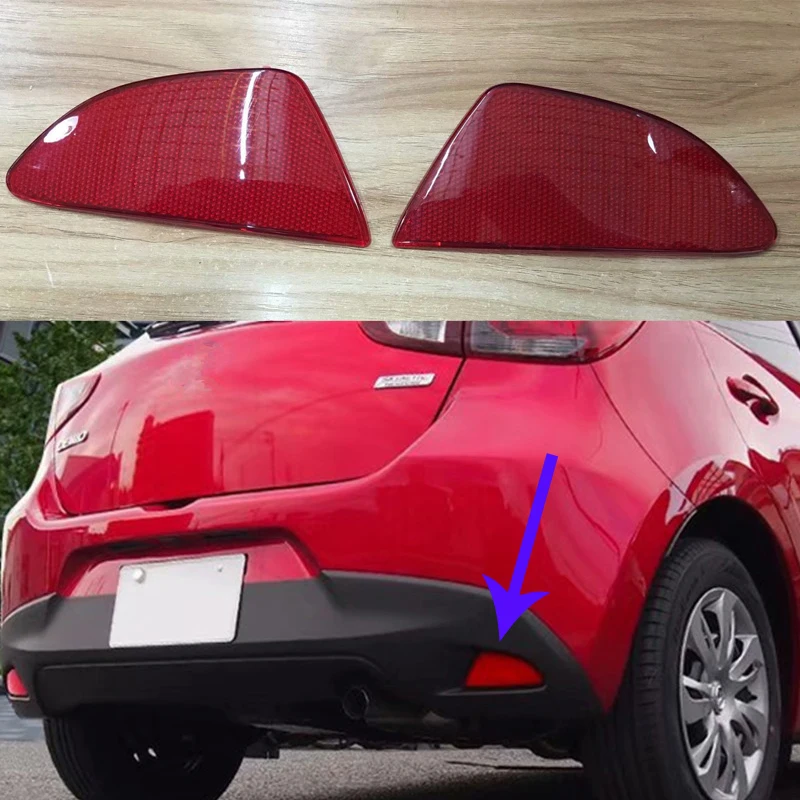 2 шт. задние противотуманные фары для Mazda Demio DJ DL 2015 2017|Хромирование| |