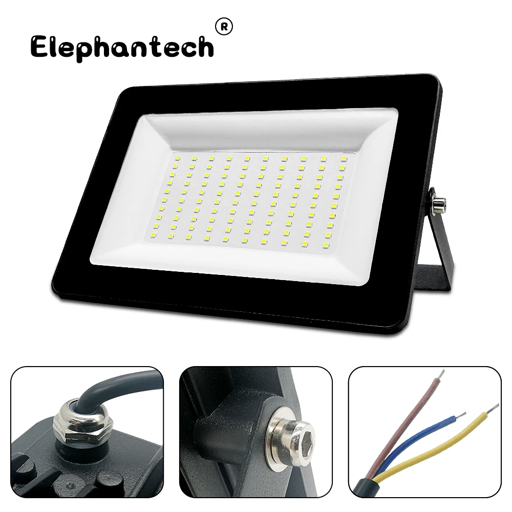 Светодиодный прожектор светильник 50 Вт 100 200 300 RGB напольный 220V-240V