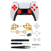 high quality for ps5 wireless game controller modified led light color light emitting board with rocker joystick cross key abxy