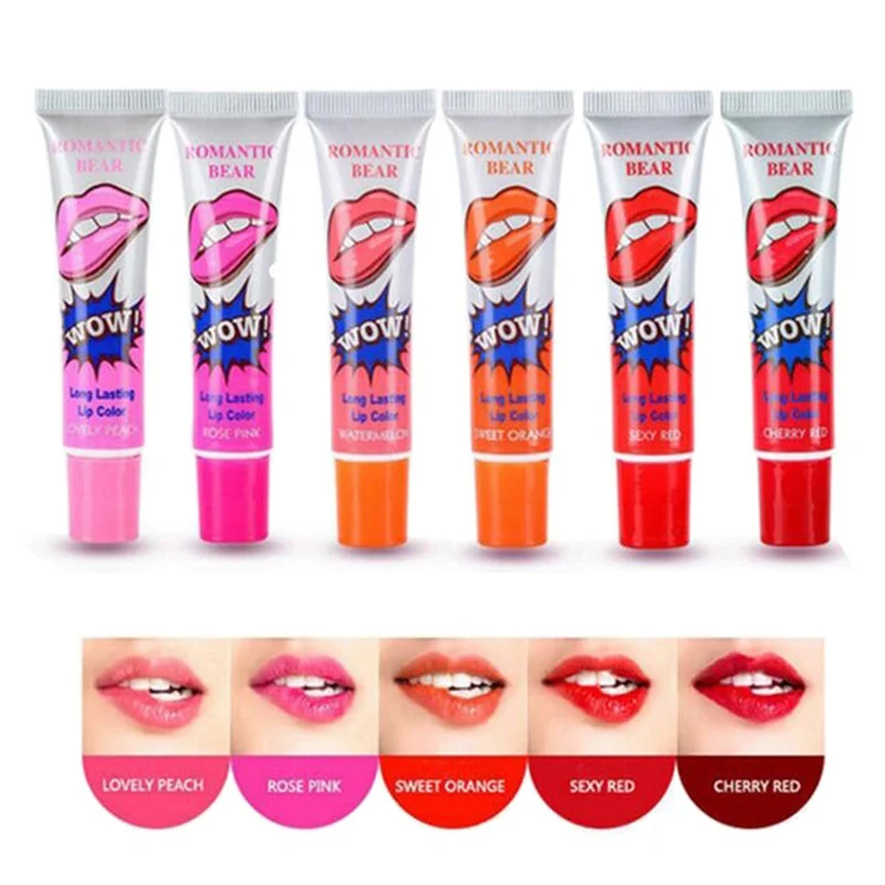 Романтичная отшелушивающая помада блеск для губ пленка волшебный стойкий татуаж