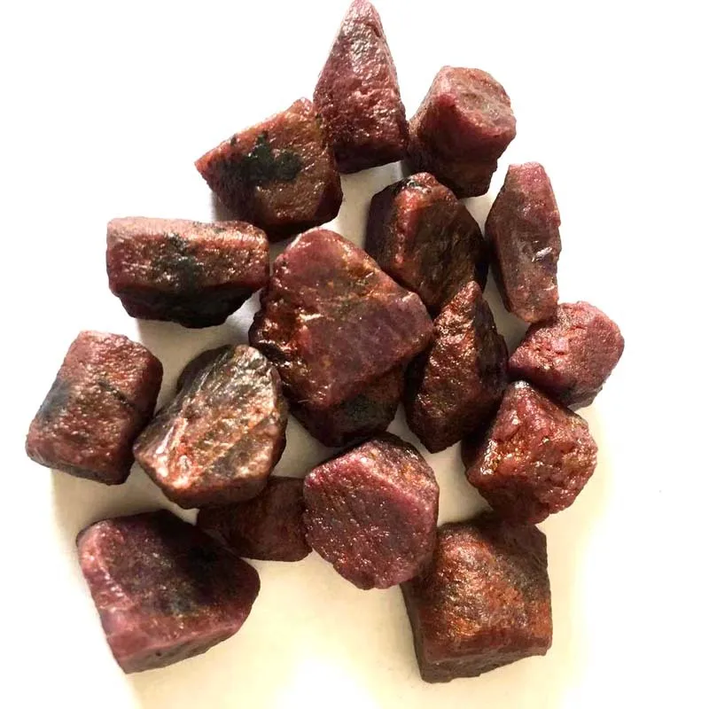 

50g Real Corundum Natural Red Ruby Rough Gems Specimen Mineral Healing Stones Natural Quartz Crystals
