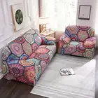Богемный чехол на диван из спандекса с узором мандалы, чехлы на диван, полотенце, мебель для гостиной, защитное кресло, диван