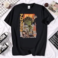 funny japanese vegetable monster print t shirt men japan element t shirt mens high quality brand harajuku streetwear tshirts