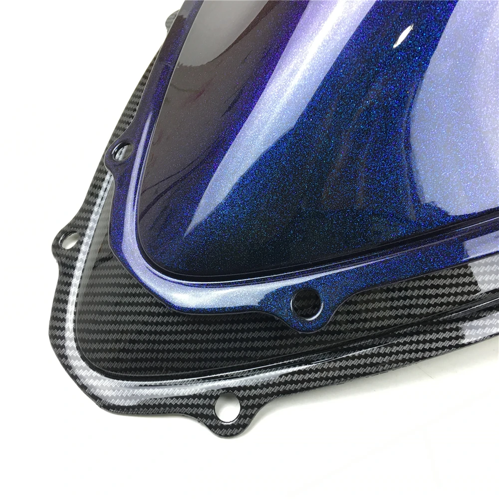 Блестящее углеродное ветровое стекло для мотоцикла Хамелеон Suzuki GSXR 600 750 R K6 2006 2007