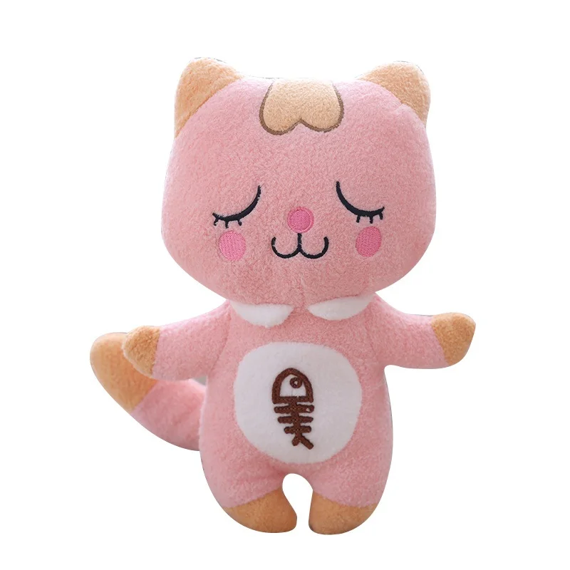 

1 шт. милая плюшевая мягкая робкая кошка игрушка PP хлопковая Милая креативная кукла-животное подарок для детей Прямая поставка Epacket shopify серв...
