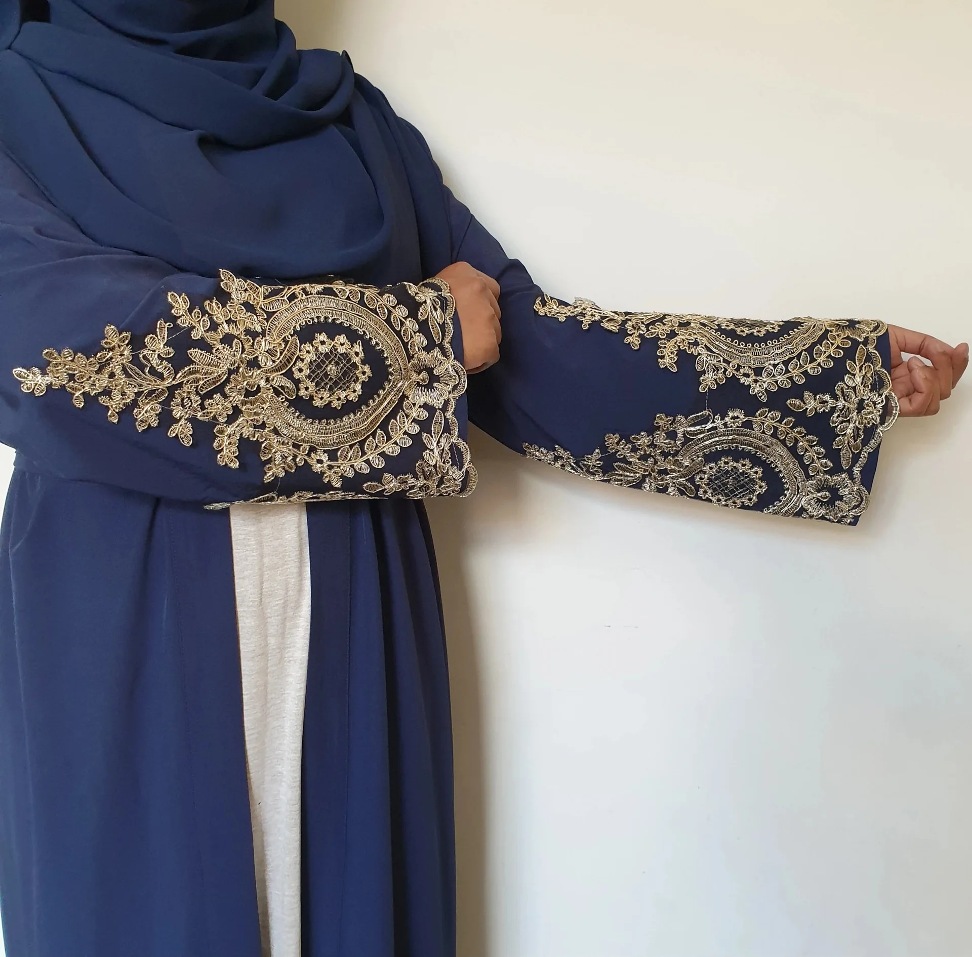 Кафтан Дубай абайя кимоно кардиган мусульманский хиджаб платье Турецкая