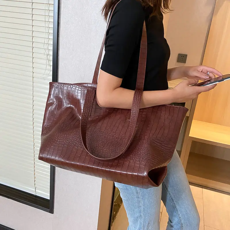 

Большая женская сумка-тоут простые универсальные, дизайнерская сумка для покупок, 01-SB-xkstdl