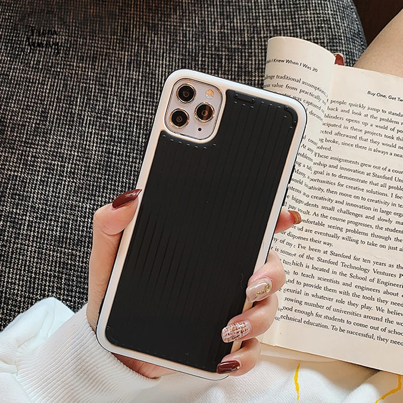 От Jenny простой сплошной цвет для iPhone 11 Pro x xr xs max 7 8 Plus рельефный защитный жесткий