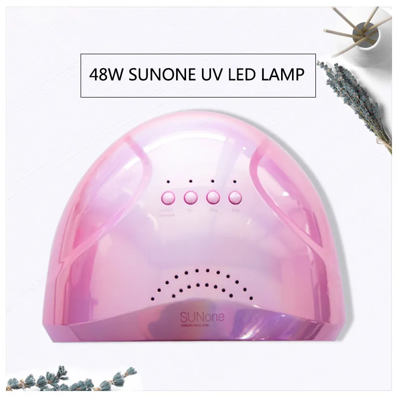 УФ лампа для сушки ногтей SUN one 48 Вт 30 светодиодов светильник гель лака и пальцев