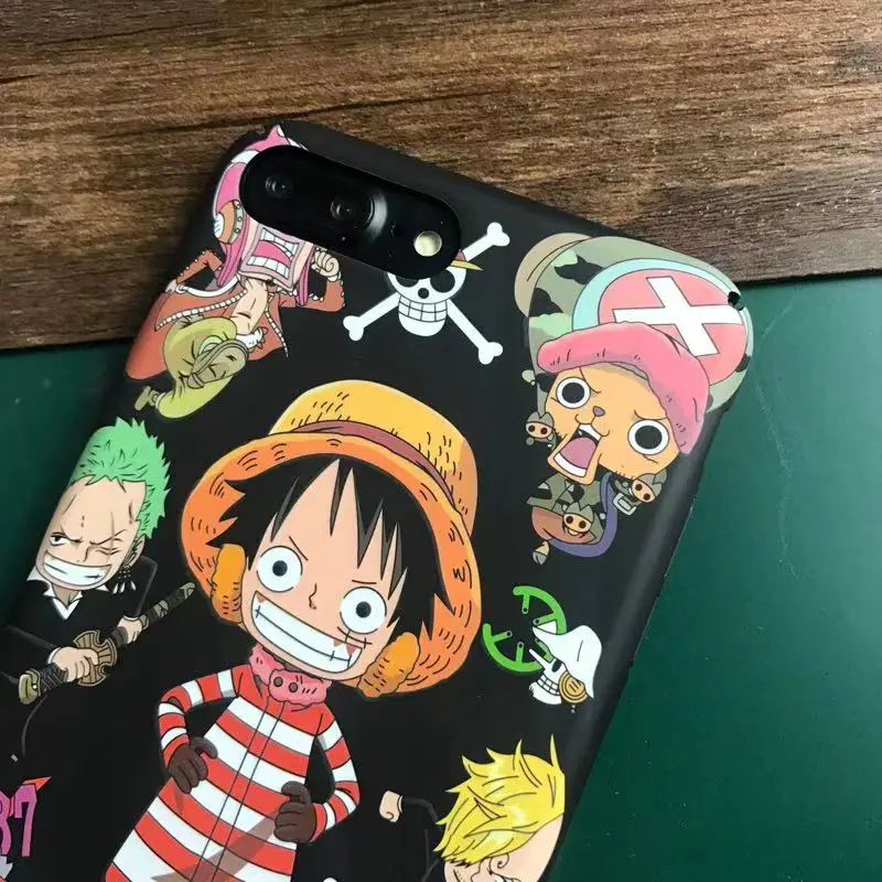 Милый мультфильм Луффи Улица Сезам Элмо печенья чехол жесткий пластиковый Funda Coque