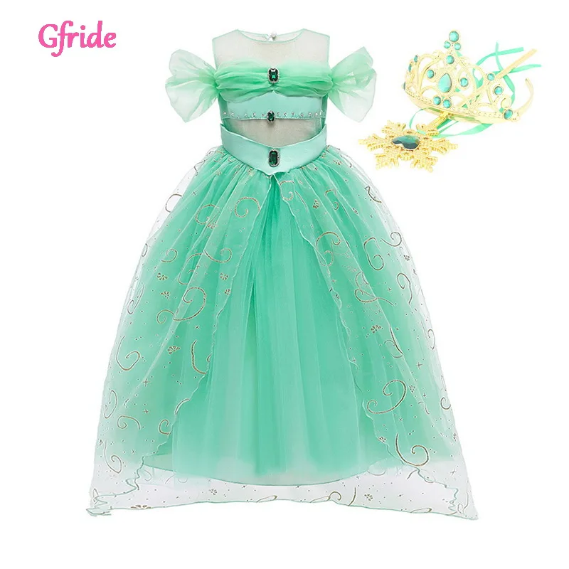 

Girls Jasmine Costumes For Child Dress Up Jasmine Set Kids Party Belly Dance Dress Indian Disfraces Kids Arabian Christmas Cloth