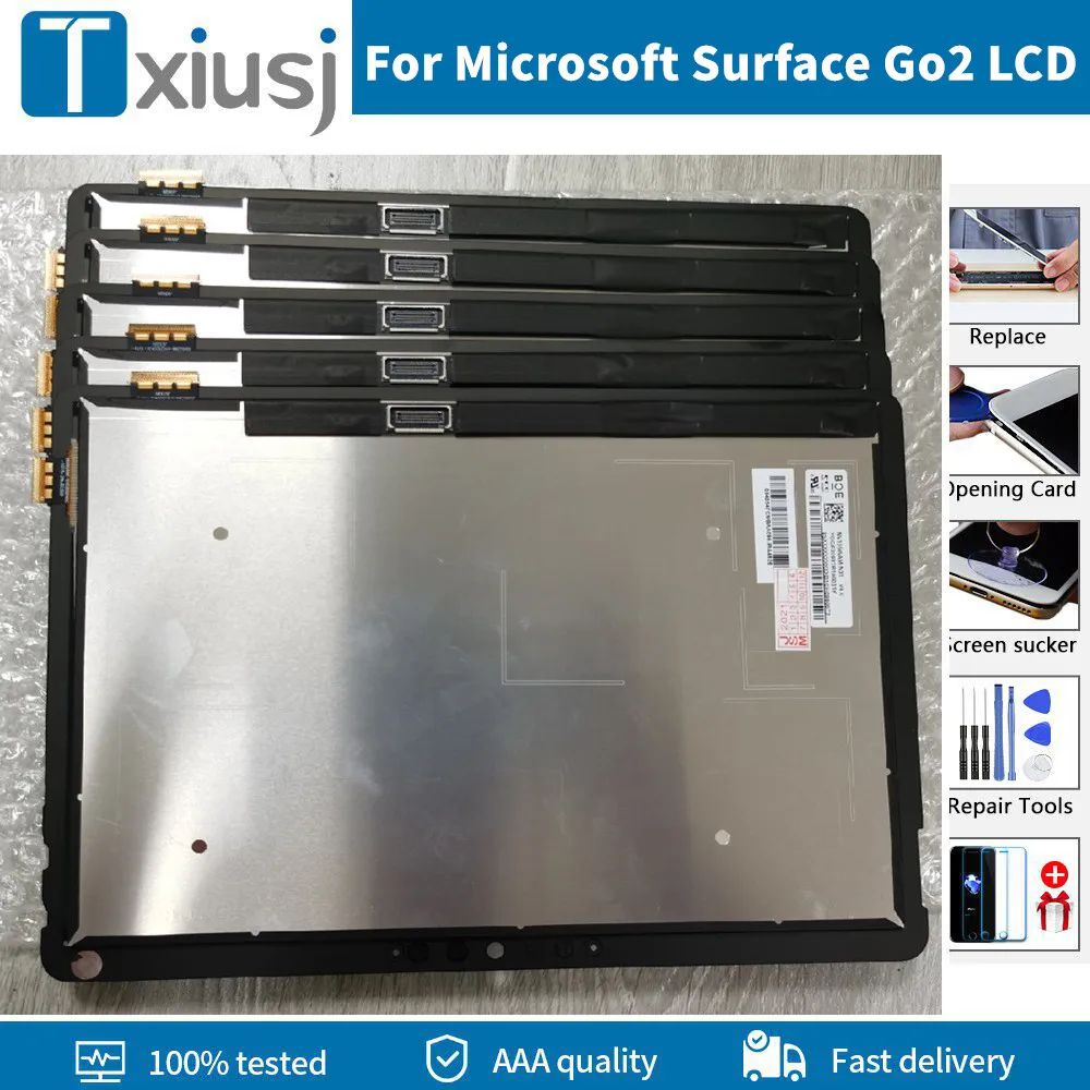 Pantalla LCD AAA + de 10,5 pulgadas para Microsoft Surface Go 2, montaje de digitalizador con pantalla t&aacute;ctil para Surface Go 2, Go2, 1901, 1926, 1927-0