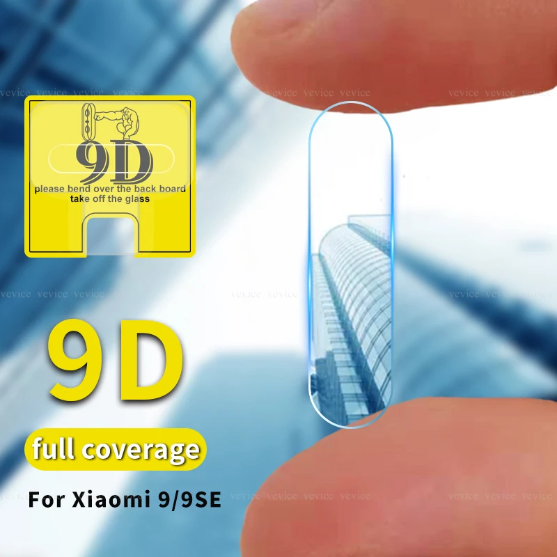 Закаленное стекло 9D для объектива камеры телефона Xiaomi cc9e Mi 8 9 6x9T Защитная пленка