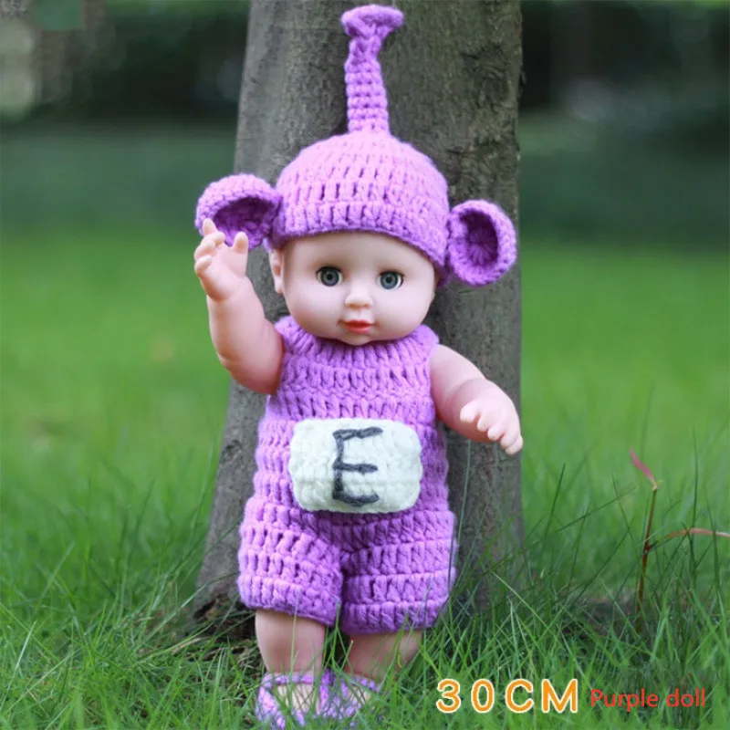 

30cm Soft Plastic Mini Reborn Dolls Playmate Accompany Dolls Kids Toys Photography Props Christmas Birthday Gifts