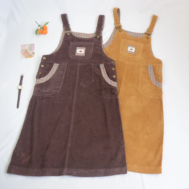 Милое Платье в стиле Лолиты винтажное вельветовое платье японском с оборками