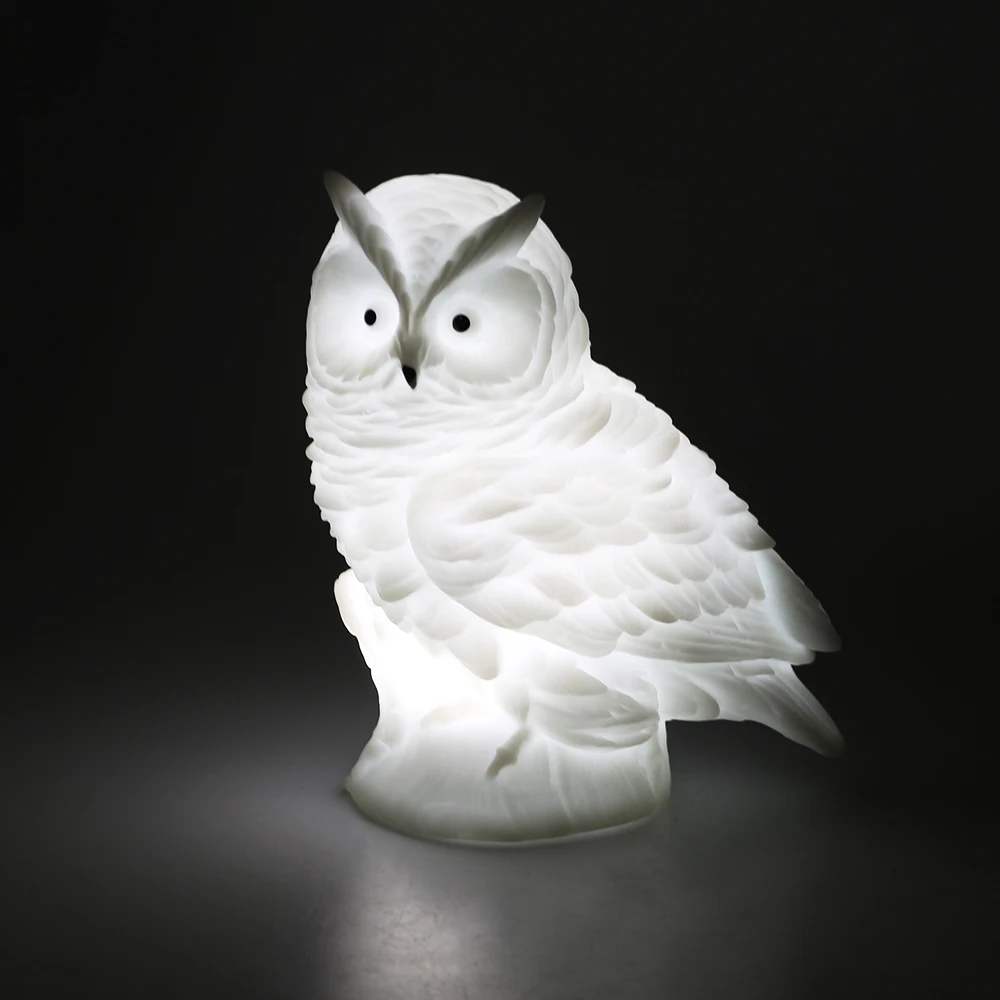 

Night Lights DC5V LED Owl Night Lamp Desk Table Lamp LR44 Battery Powered Animal Night Light Bedside Lamp