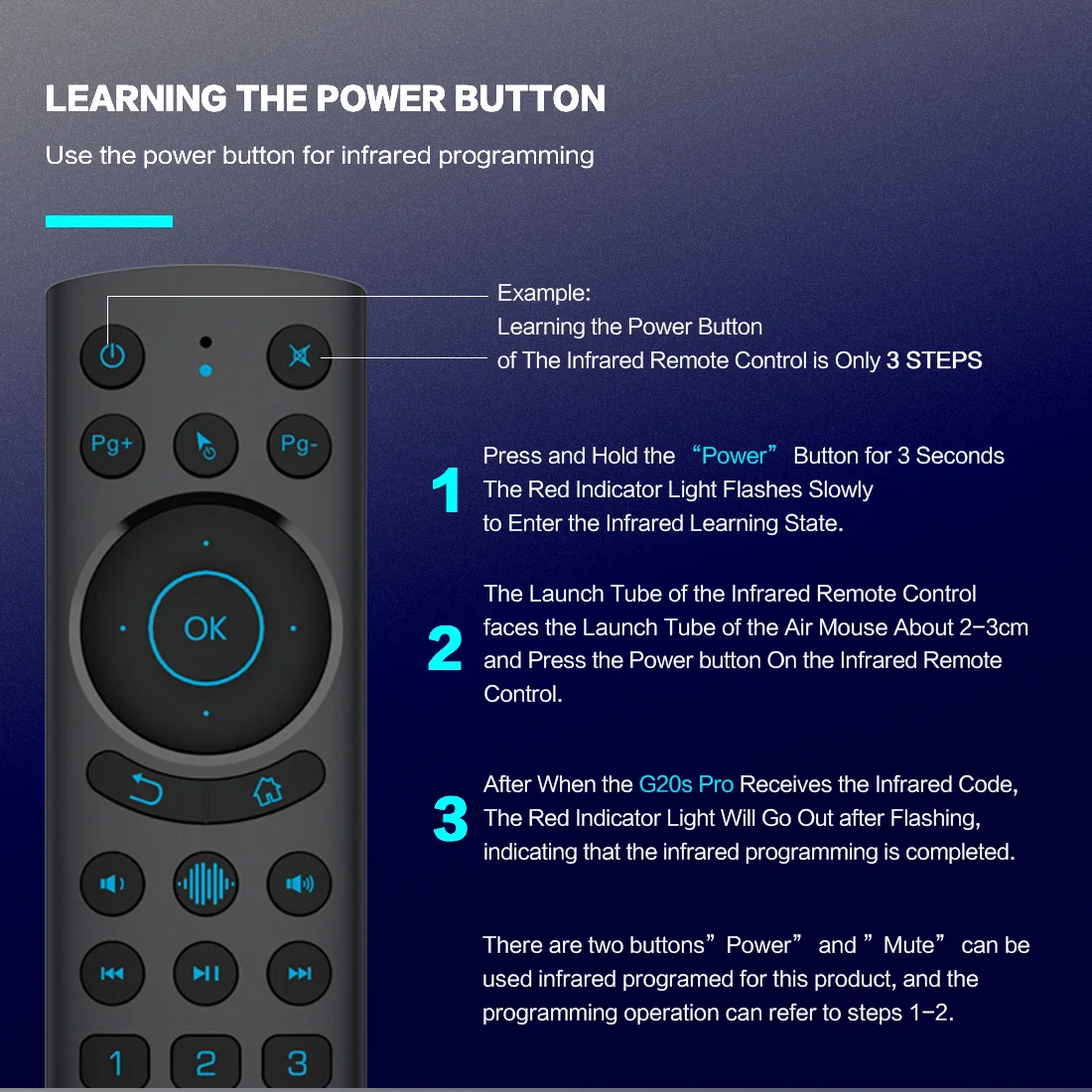5 шт./лот G20BTS Plus 2 4G BT5.0 с подсветкой Smart Air Mouse гироскоп голосовой ИК-обучения