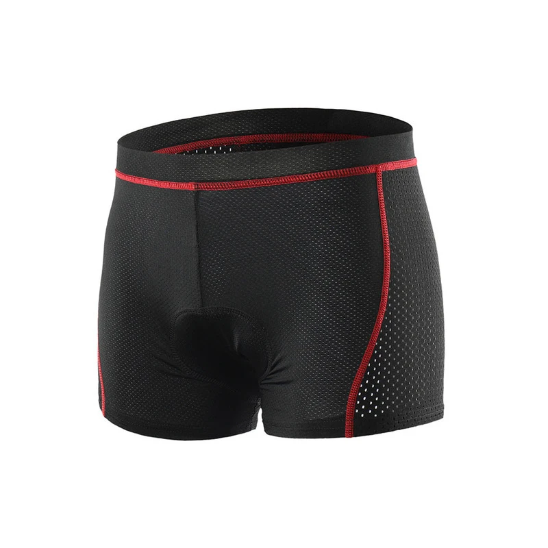 

1pcs breathable and quick-drying printing thickened silicone pad cycling panties