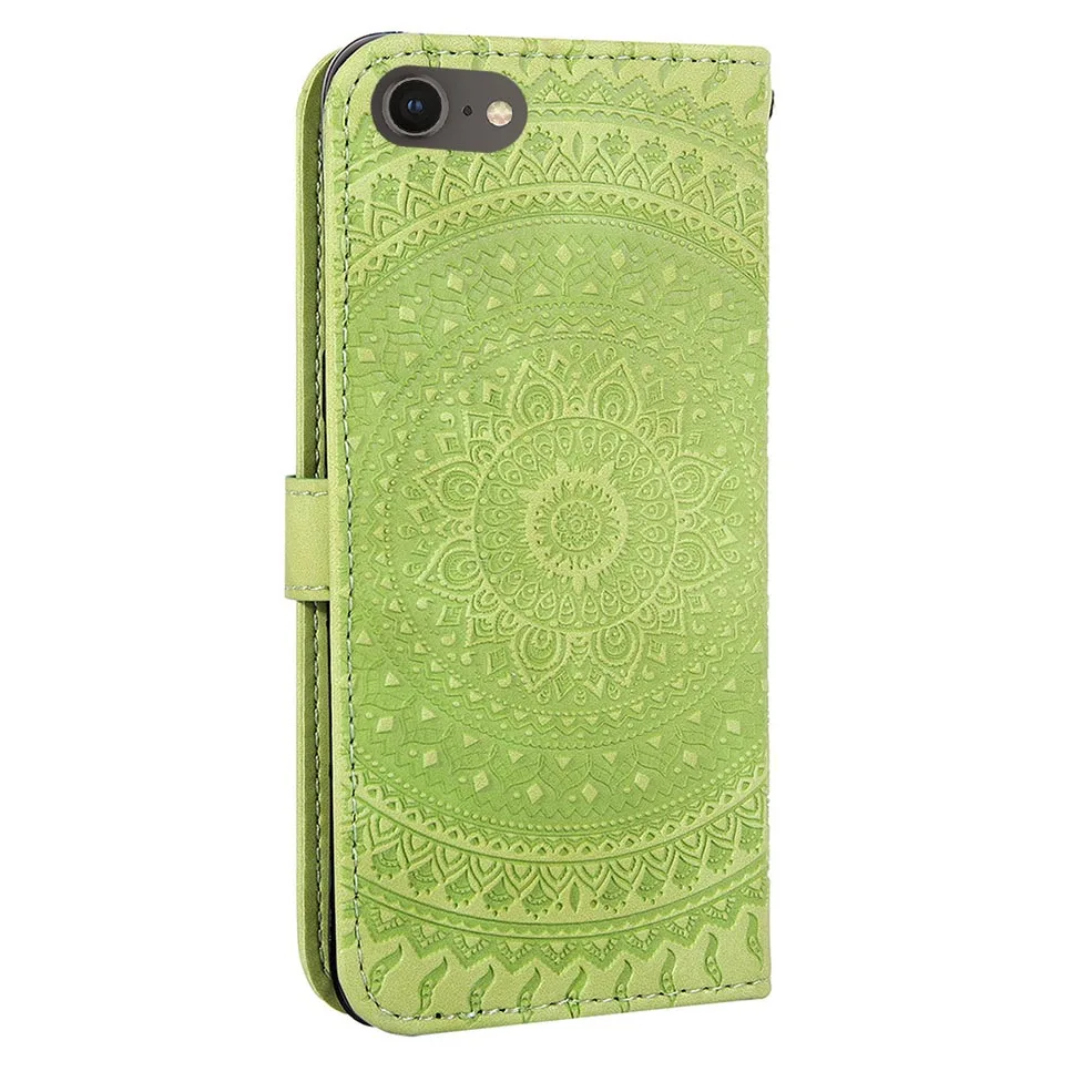 Мандала для телефона с тиснением и изображением iPhone 7 8 plus X XS XR Max чехол из