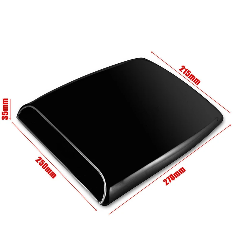 

Car 3D Simulation Air Flow Decorative Intake Hood with Bonnet Hood Vent Air Vents Scoop Duct Louver for ford Mustang