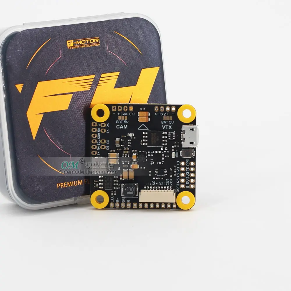 Контроллер полета T-MOTOR F4 Т-Мотор F4 Премиум Контроллер полета AIO OSD 5 в BEC поддержка TBS Nano приемник для радиоуправляемого дрона FPV