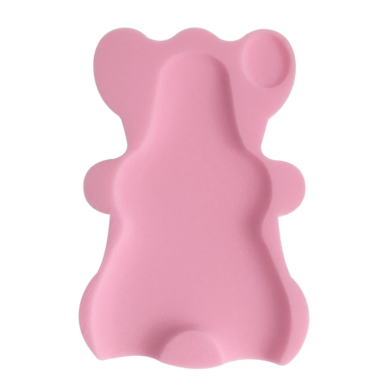 Детский коврик для ванной нескользящий однотонный мягкий мультяшный