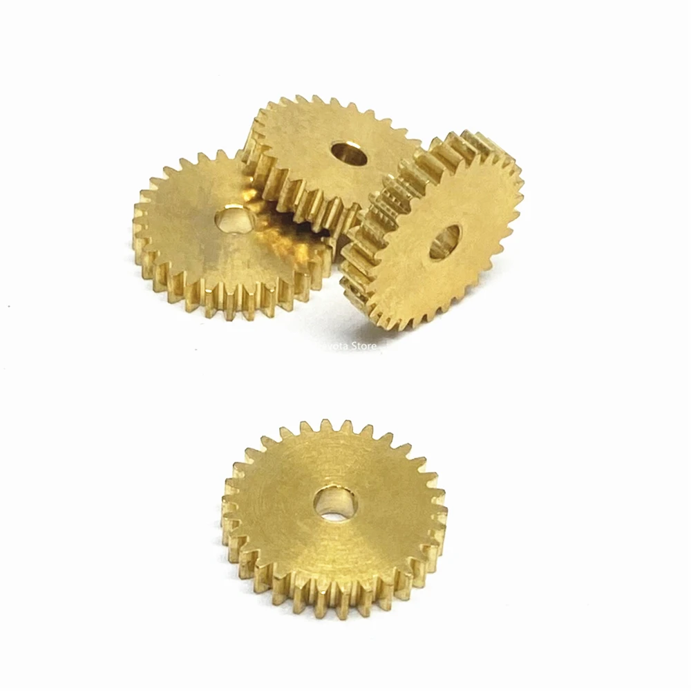 2PCS 0.5M 26/30/32/40/44 Teeth Thickness 2mm Copper Small Gear HOLE 1.98 2.02 3.98 4.02 4.98 5.02 mm Hole Diameter | Обустройство