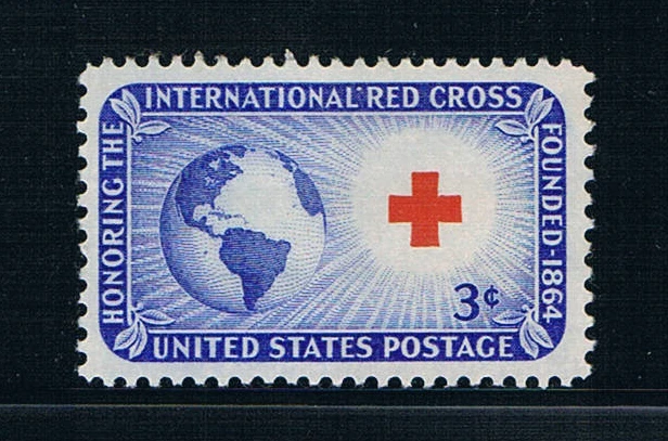 1 шт./компл. Новый Почтовый штамп США 1952 карта Международного Красного Креста
