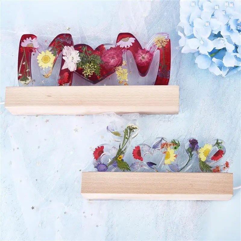 Форма для эпоксидной смолы с буквами сделай сам литые молды в форме сердца