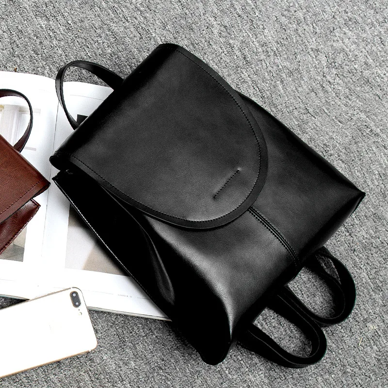 Женский рюкзак из натуральной воловьей кожи|Женские рюкзаки| |