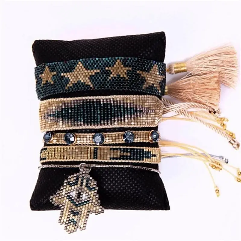 

ZHONGVI New Miyuki Bead Bracelets Star Wrap Bracelet For Women Mexian Fashion Hamsa Hand Jewellery Friendship Pulseras Wholesale