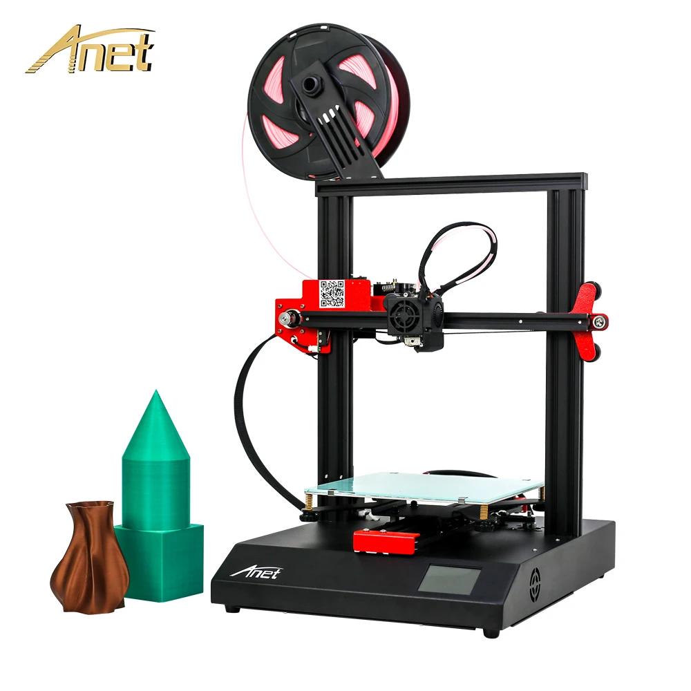 Anet ET4 3d принтер DIY Набор Высокоточный нормальный A4988 TMC 2208 экструдер Reprap Prusa i3 Impresora 3d принтер с PLA нитью