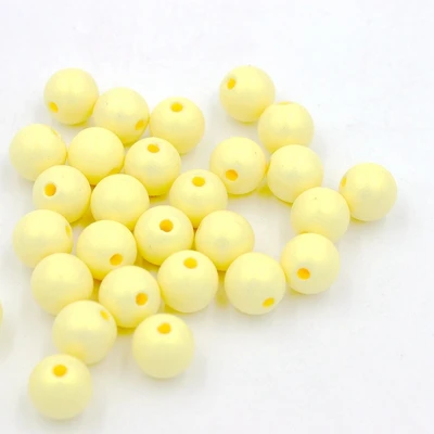 yellow Выбор 6,8, 10,12 круглые Многослойные Бусины из искусственного жемчуга матовые бусины украшения для рукоделия браслеты ожерелья для изготовления ювелирных изделий - Цвет: yellow