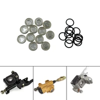 50psc sight glass and gasket 10 12 14 18mm master brake cylinder reservoir bike dirt scooter motorcycle part motorcycle modified