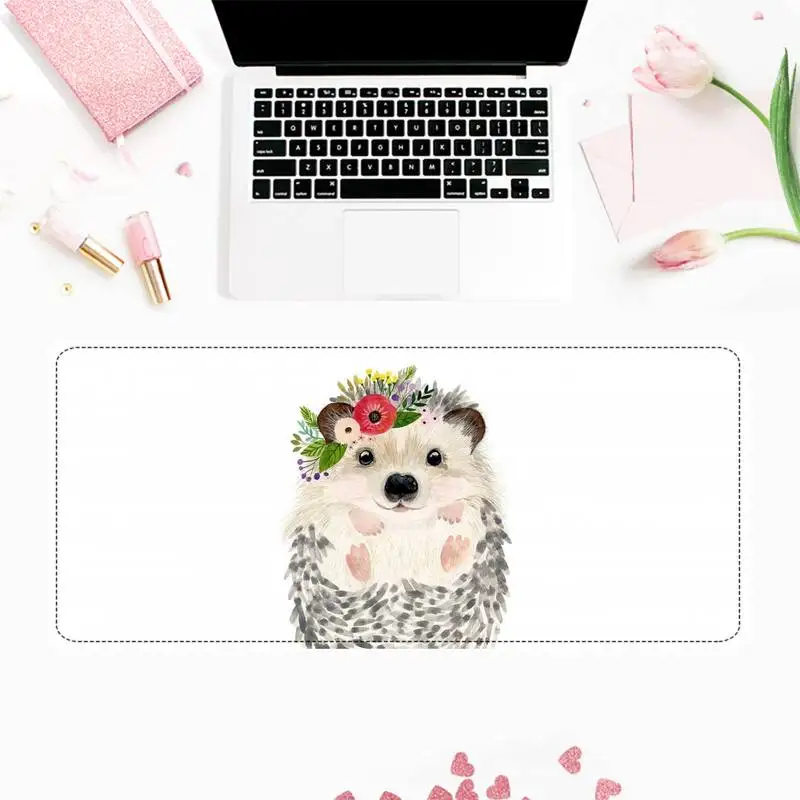

Top Quality Cute Hedgehog Raccoon Fox Dog Durable Rubber Mouse Mat Pad Free Shipping Large Mouse Pad Keyboards Mat