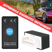 1pc obd2 car scanner 12v code reader tool usb output rs232tx power supply rx led indicato for android scan diagnostic accessorie