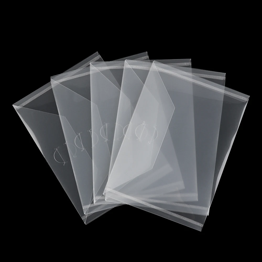 5 шт. прозрачная сумка держатель для штампов и искусственных элементов чехол