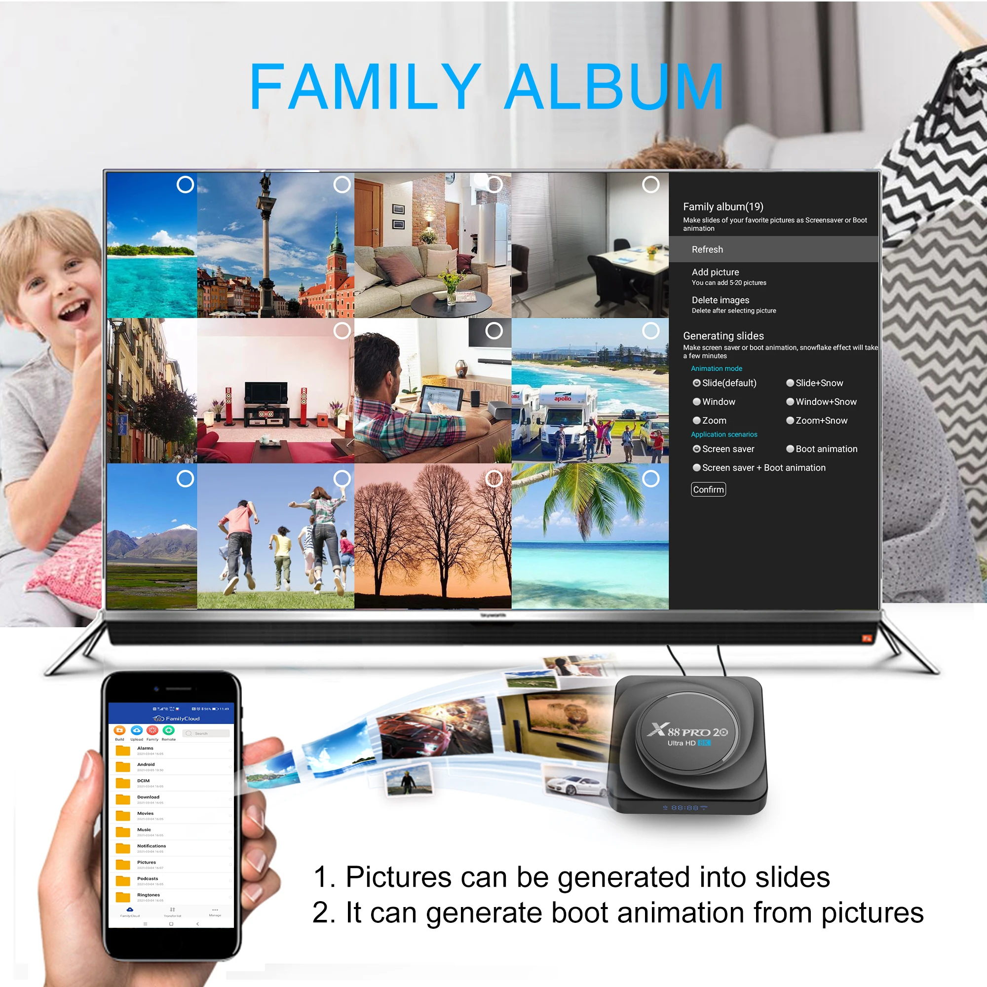 X88 PRO 20 Smart TV Box Android 11 8GB RAM 128GB 4GB 64GB 32GB Rockchip RK3566 Google Assistant Youtube X88PRO Media Player