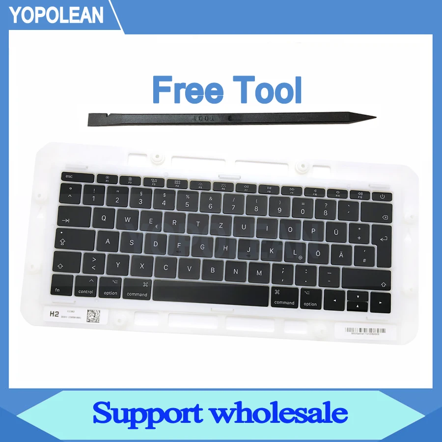 Немецкая клавиатура с колпачками для клавиш Macbook Pro Retina 13 дюймов A1708 2016