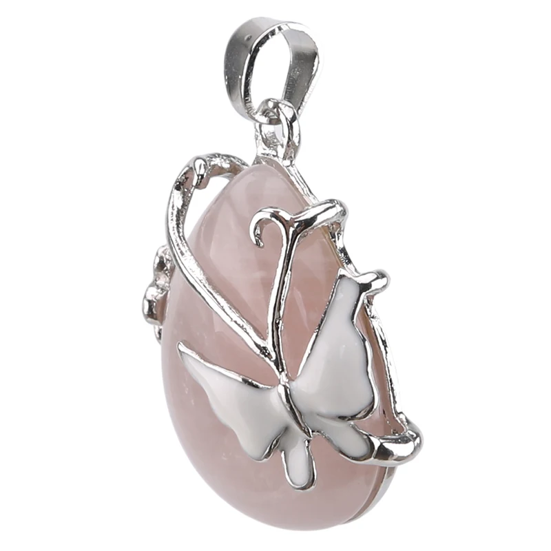 Новый натуральный камень аметистами розовый Кварцевый Кристалл Опал Капли Воды