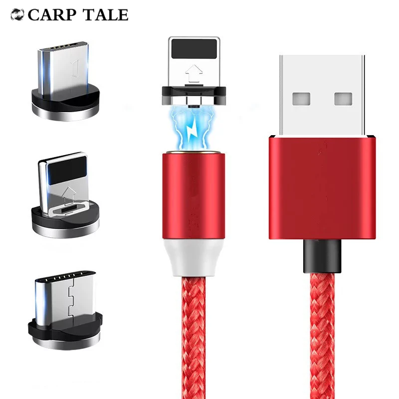 Магнитный USB-кабель 5 В 2 А для iphone 8 huawei honor xiaomi redmi Type C магнитное зарядное