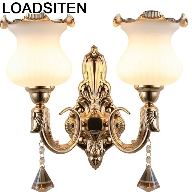 Зеркало Arandela Para Parede аппликация Murale светильник Applique Luz для дома кристалл Lampara де