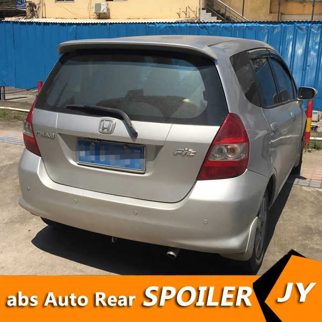 Спойлер для HONDA FIT 2004 2007 спойлер из высококачественного АБС материала заднего