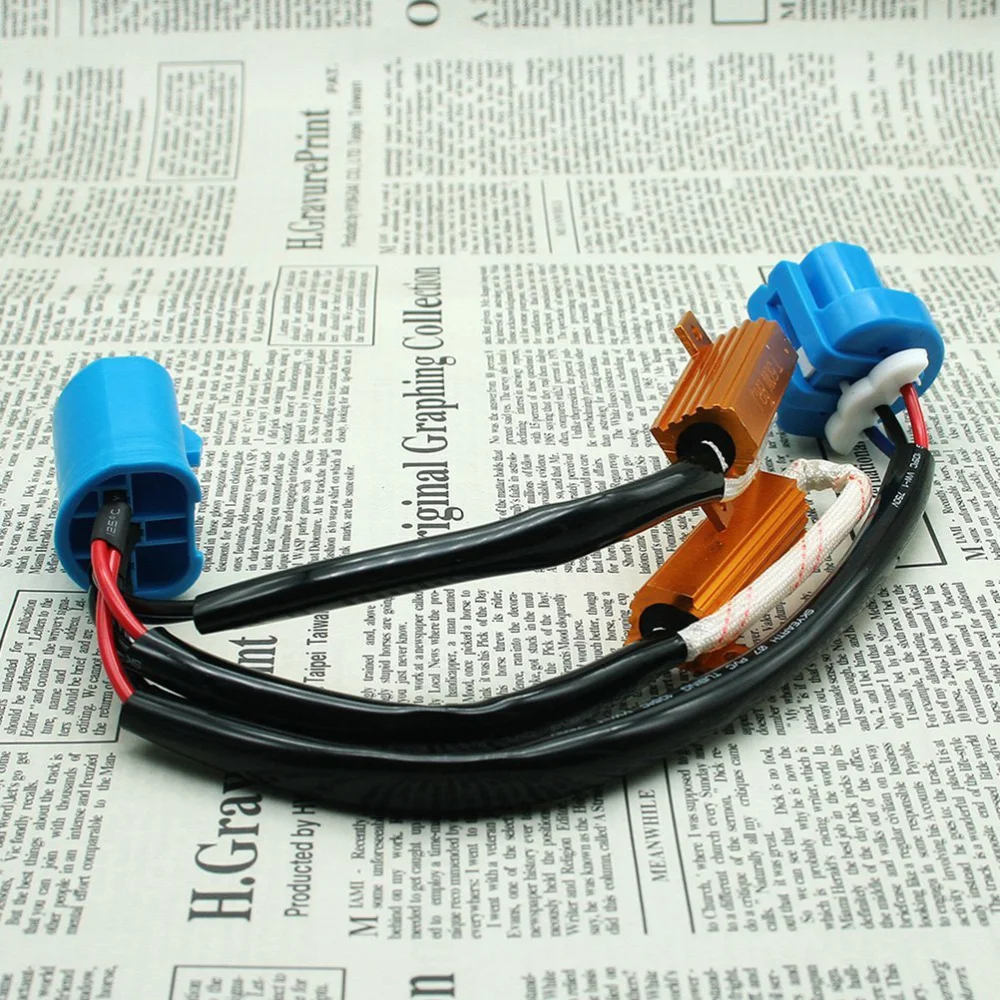 

9004/9007 Auto LED Bulb Error Free Warning Canceller Load Resistor 50w 6ohm Non-Flickering